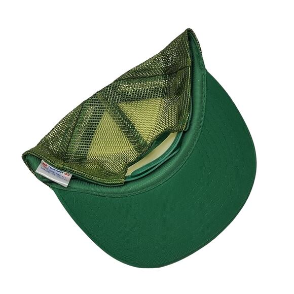 Green Trucker Snapback Hat - Picture 2 of 3